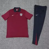 2025-26 England Red Polo Tracksuit