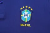 2025-26 Brazil Fancy blue Polo Tracksuit