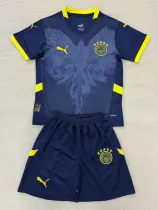 2025-26 Fenerbahce Blue Special Edition Kids Soccer Jersey