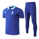 2025-26 Brazil Fancy blue Polo Tracksuit