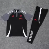 2025-26 Man Utd Black Polo Tracksuit