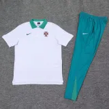 2025-26 Portugal White Polo Tracksuit