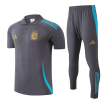2025-26 Argentina Grey Polo Tracksuit