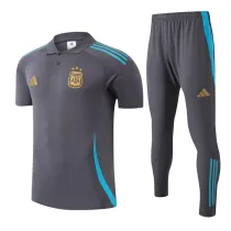 2025-26 Argentina Grey Polo Tracksuit