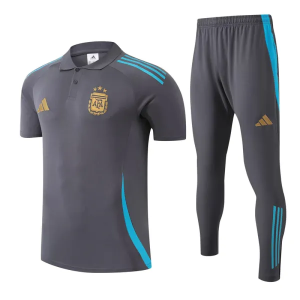 2025-26 Argentina Grey Polo Tracksuit