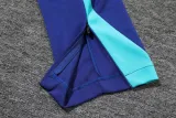 2025-26 Brazil Fancy blue Polo Tracksuit