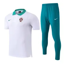 2025-26 Portugal White Polo Tracksuit