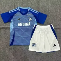 2025-26 Millonarios Home Kids Soccer Jersey