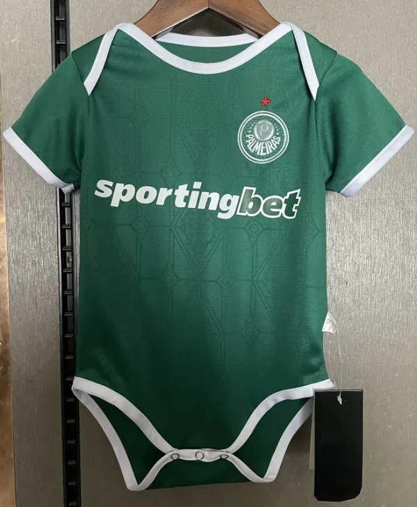 2025-26 Palmeiras Home Baby Infant Crawl Suit
