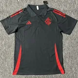 2025-26 Internacional Black Polo Short Sleeve