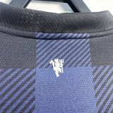 2013-2014 Man Utd Away Long Sleeve Retro Soccer Jersey (长袖)
