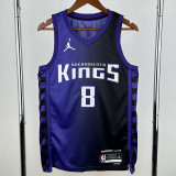 2023-24 Kings LAVINE #8 Purple Top Quality Hot Pressing NBA Jersey (Trapeze Edition)飞人版