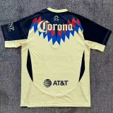2025-26 Club America Light Yellow Training shirts (浅黄)