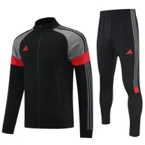 2025 AD Black Jacket Tracksuit #2313