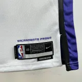 2023-24 Kings LAVINE #8 White Top Quality Hot Pressing NBA Jersey