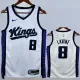 2023-24 Kings LAVINE #8 White Top Quality Hot Pressing NBA Jersey