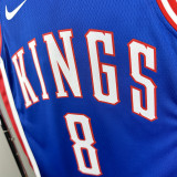 2024-25 Kings LAVINE #8 Blue City Edition Top Quality Hot Pressing NBA Jersey