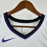 2023-24 Kings LAVINE #8 White Top Quality Hot Pressing NBA Jersey