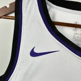 2023-24 Kings LAVINE #8 White Top Quality Hot Pressing NBA Jersey