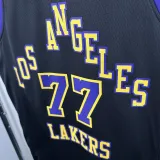 2023-24 LAKERS DONCIC #77 Black City Edition Top Quality Hot Pressing NBA Jersey