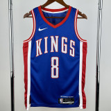 2024-25 Kings LAVINE #8 Blue City Edition Top Quality Hot Pressing NBA Jersey