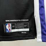 2023-24 Kings LAVINE #8 Black Top Quality Hot Pressing NBA Jersey
