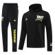 2024-25 JUV Black Hoodie Tracksuit (卫衣套装)