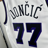 2022-23 LAKERS DONCIC #77 White City Edition Top Quality Hot Pressing NBA Jersey