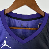2023-24 Kings LAVINE #8 Purple Top Quality Hot Pressing NBA Jersey (Trapeze Edition)飞人版