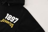 2024-25 JUV Black Hoodie Tracksuit (卫衣套装)
