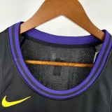 2023-24 LAKERS DONCIC #77 Black City Edition Top Quality Hot Pressing NBA Jersey