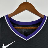 2023-24 Kings LAVINE #8 Black Top Quality Hot Pressing NBA Jersey