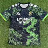 2025-26 RMA Green Black Special Edition Fans Training Shirts