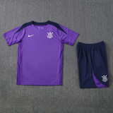 2025-26 Corinthians Purple Training Short Suit