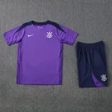 2025-26 Corinthians Purple Training Short Suit