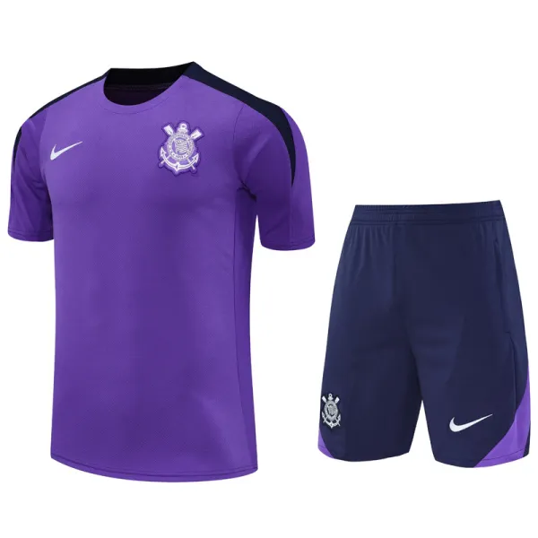 2025-26 Corinthians Purple Training Short Suit