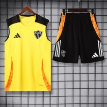 2025-26 Atletico Mineiro Yellow Tank top and shorts suit