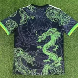 2025-26 RMA Green Black Special Edition Fans Training Shirts