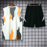 2025-26 RMA White Tank top and shorts suit