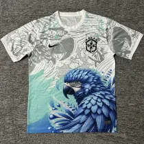 2025-26 Brazil Special Edition Blue White Fans Soccer Jersey