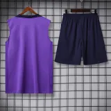2025-26 Corinthians Purple Tank top and shorts suit