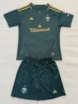 2025-26 Portland Timbers Home Kids Soccer Jersey *带章