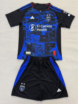 2025-26 San Jose Earthquakes Home Kids Soccer Jersey *带章
