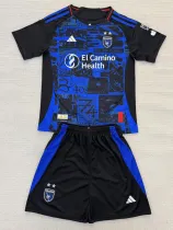 2025-26 San Jose Earthquakes Home Kids Soccer Jersey *带章