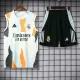 2025-26 RMA White Tank top and shorts suit
