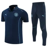 2025-26 Man City Royal blue Polo Tracksuit