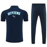2025-26 Man City Royal blue Polo Tracksuit