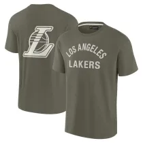 2024-25 Lakers LOS ANGELES Army green High Quality Casual T-Shirt