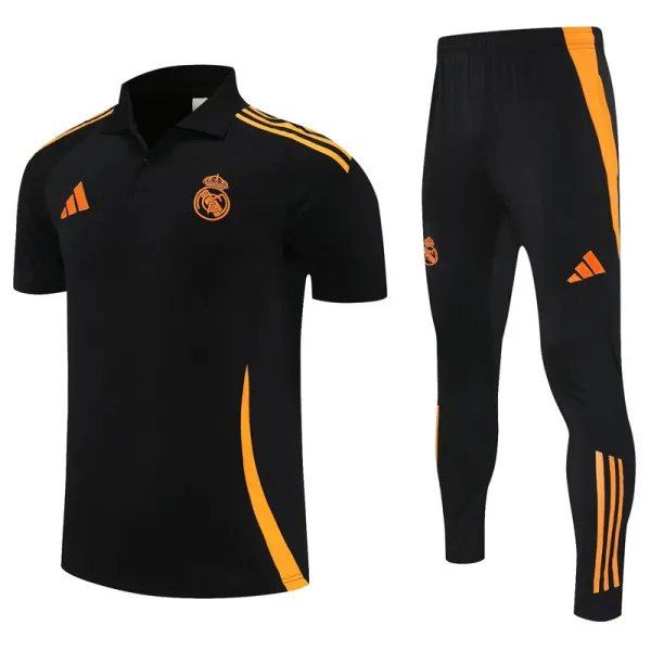 2025-26 RMA Black Polo Tracksuit