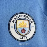 2019-2020 Man City Home Retro Soccer Jersey